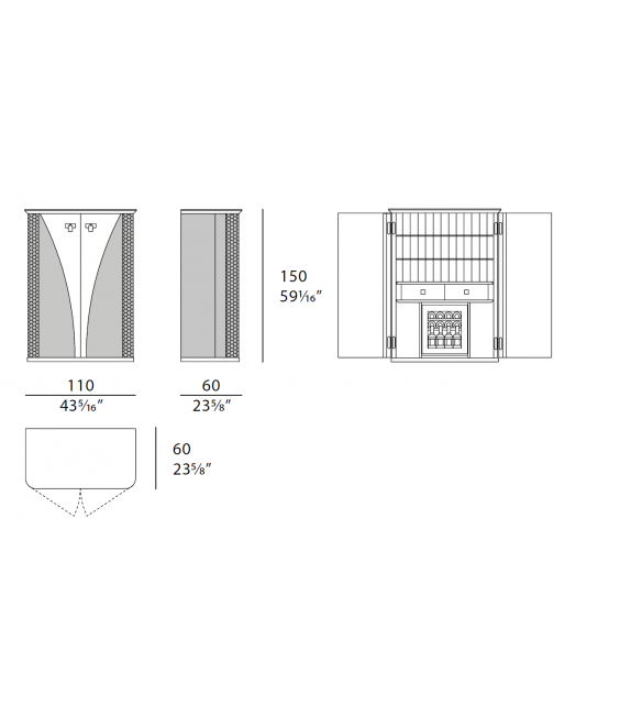 Vogue Turri Meuble Bar