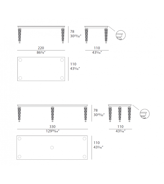 Numero Tre Turri Tisch