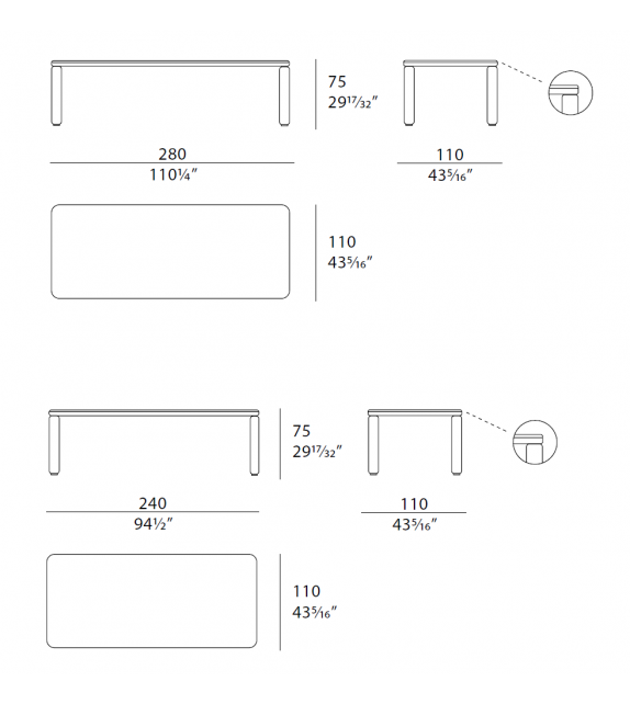 Roma Turri Tavolo in Legno