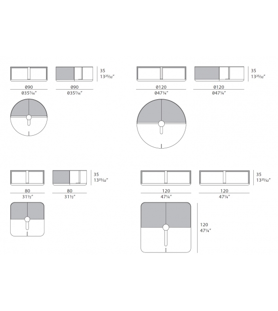 Eclipse Turri Tavolino