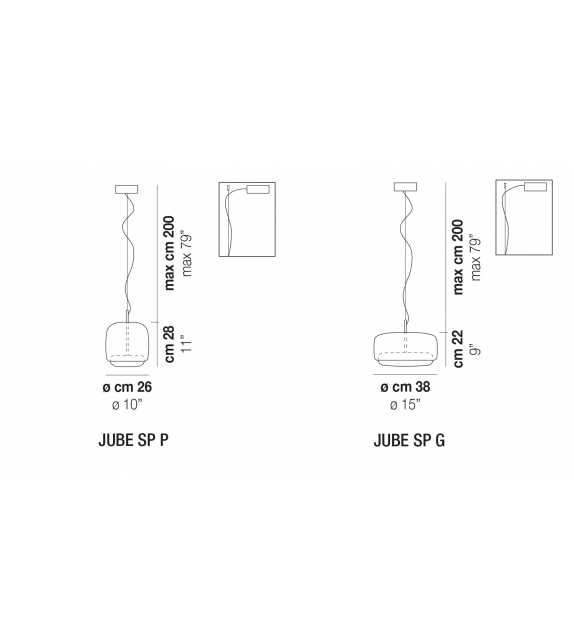 Jube SP Vistosi Pendant Lamp