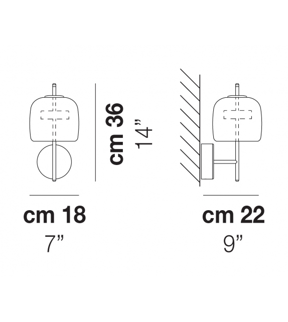Jube Vistosi Wall Lamp