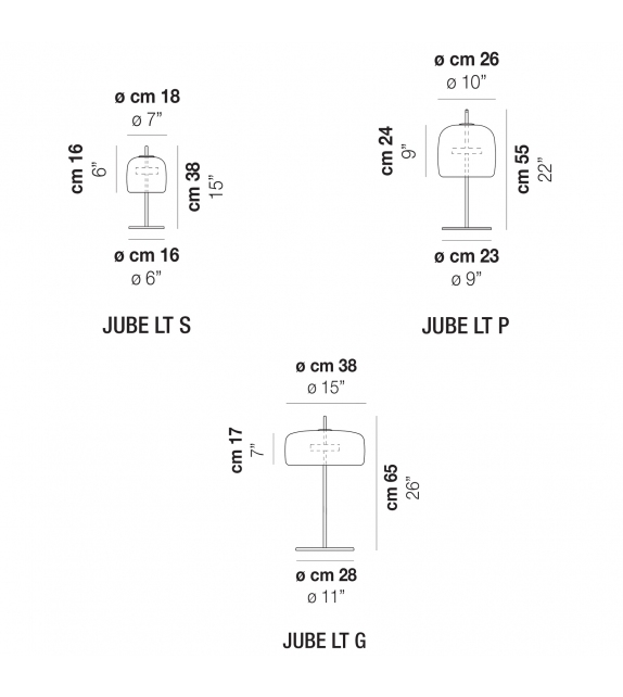 Jube Vistosi Lámpara de Mesa