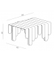 Xilo De Castelli Coffee Table