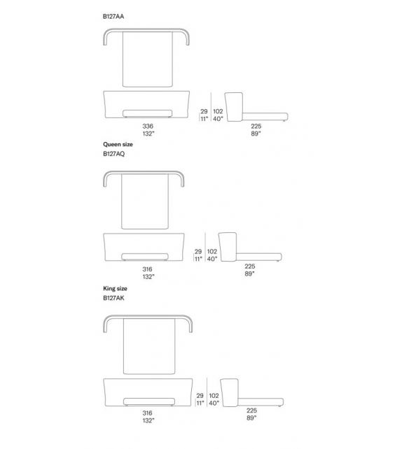 Silent Paola Lenti Cama