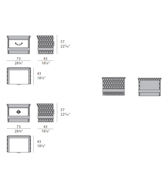 Numero Tre Turri Table De Chevet
