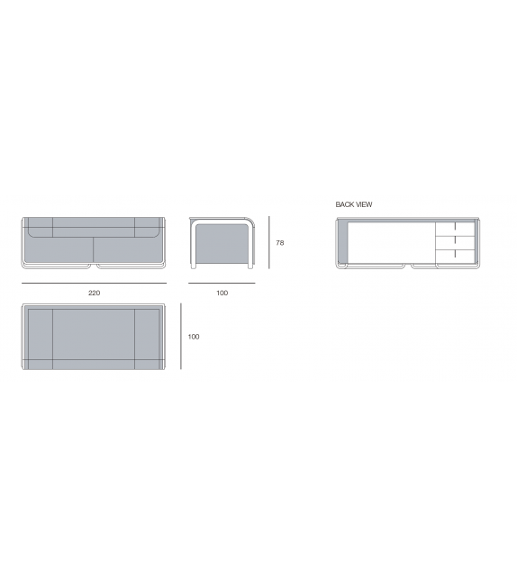 Eclipse Turri Bureau