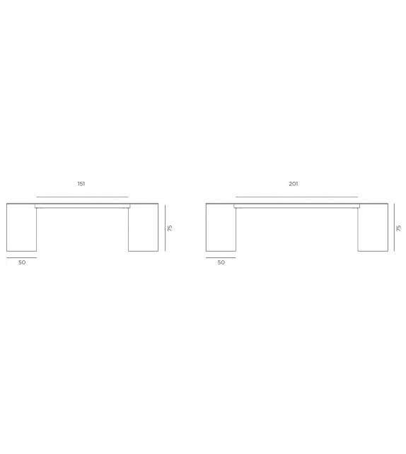 Plateaux of Mirror Table DeCastelli