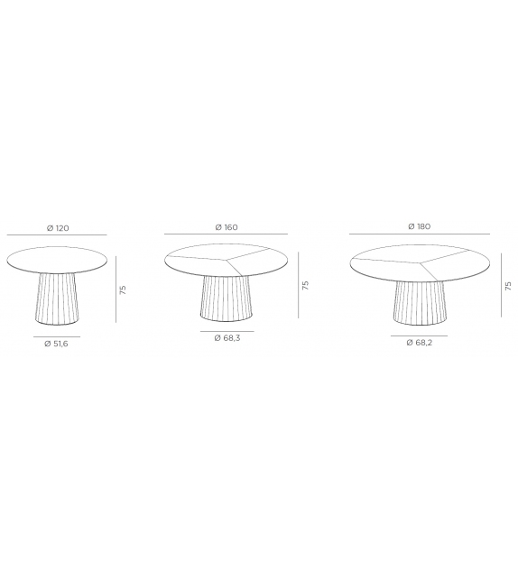 Coste Table DeCastelli
