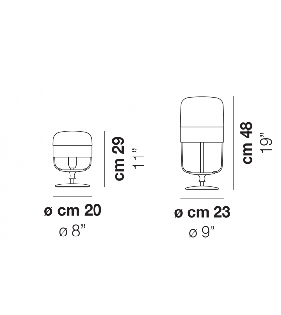 Futura Vistosi Table Lamp
