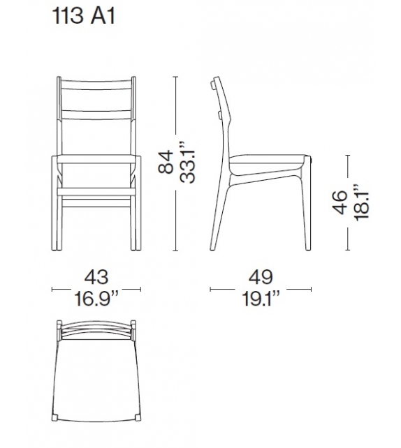 Principi Stuhl Cassina