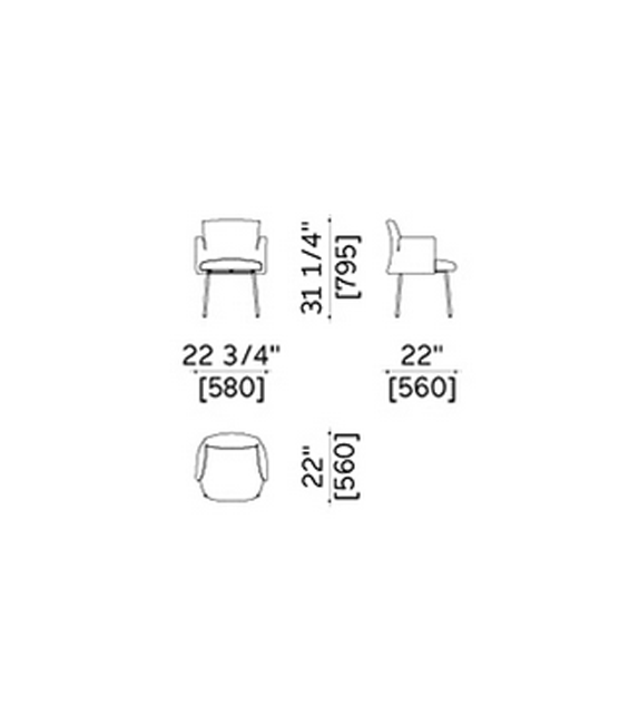 Ayra Lema Small Armchair