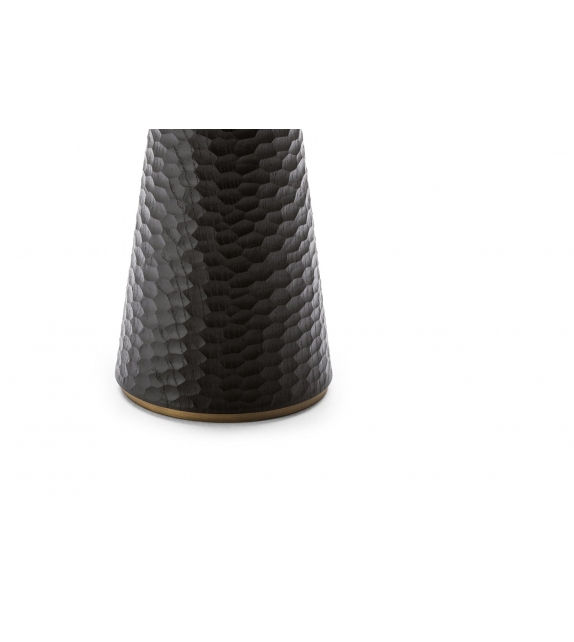 Duo Pedestal Table Poltrona Frau & Ceccotti Collezioni Mesita