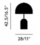 Bell Table Tom Dixon Làmpara de Mesa
