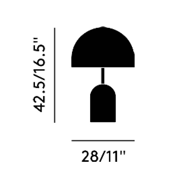 Bell Table Tom Dixon Làmpara de Mesa