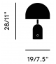Bell Portable Tom Dixon Lampe de Table
