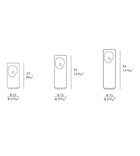 Silhouette Turri Lampe de Table