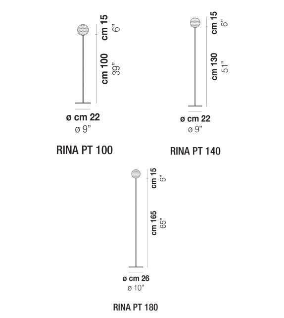 Novecento Vistosi Làmpara de Pie