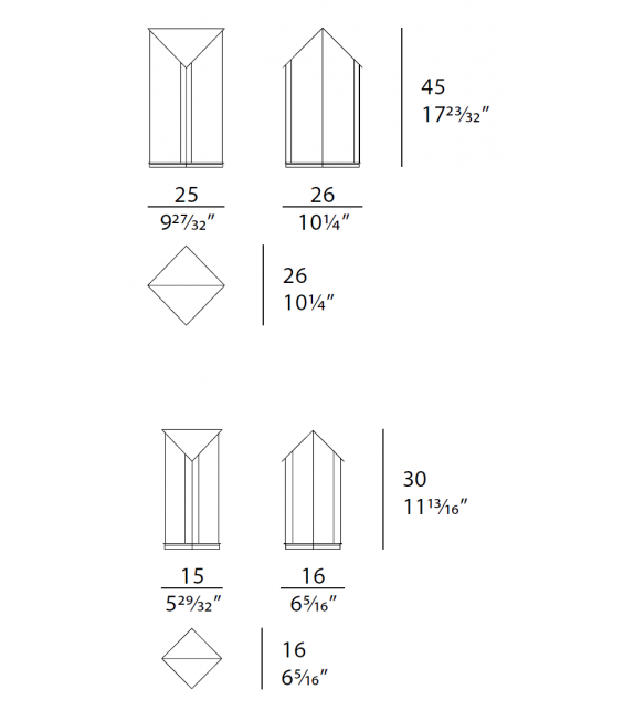 Zero Turri Lámpara de Mesa