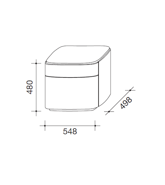 Lullaby Lema Bedside Table