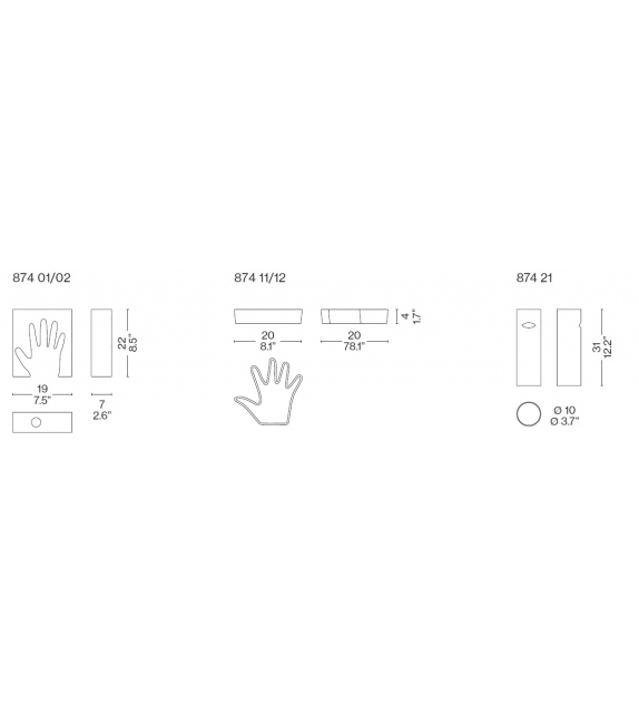 Impronta Cassina Vaso