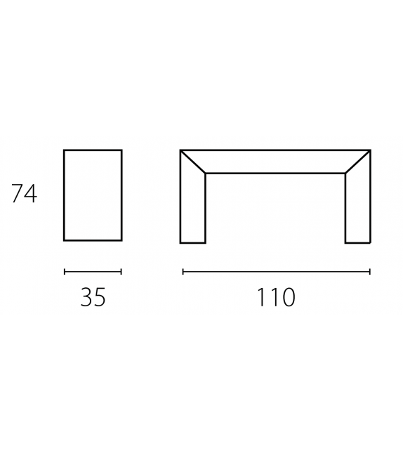 Minimal Console Riflessi