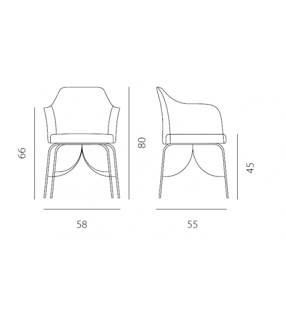 Soleil Riflessi Chaise