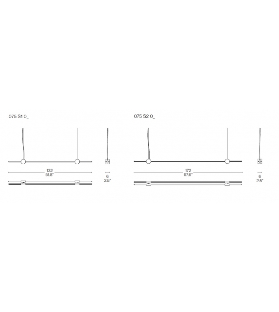 EITIE Line Cassina Lampada a Sospensione