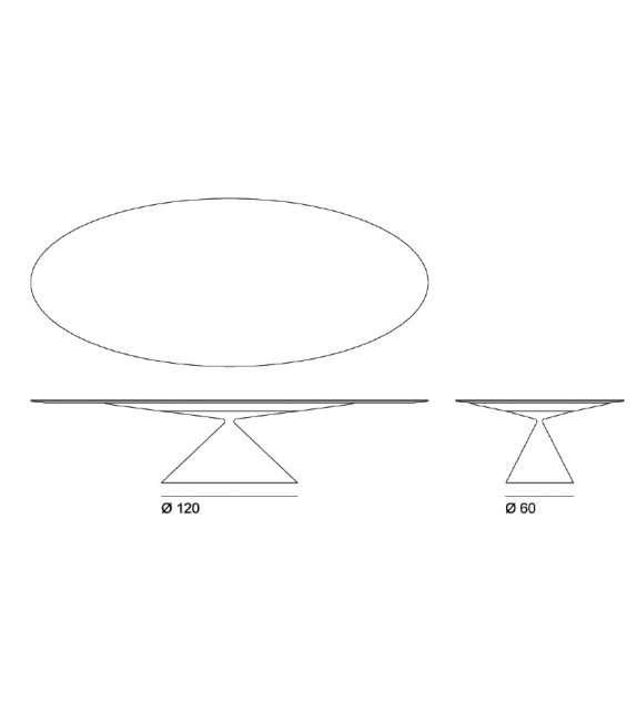 Maxi Clay Desalto Ceramic Table