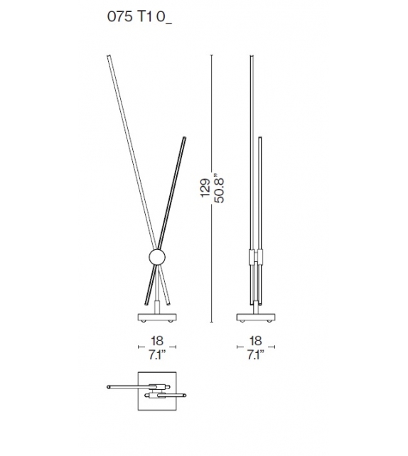 EITIE Table Cassina Lampe de Table