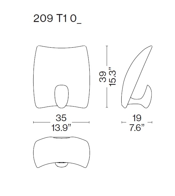 Valor.S Cassina Lámpara de Mesa