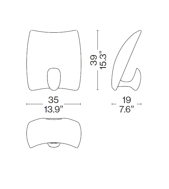 Valor.S Wall Cassina Lampada da Parete