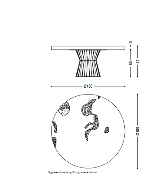 Kauri Art Riva 1920 Tisch