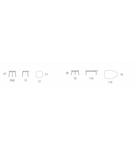 Coffee Riflessi Table Basse