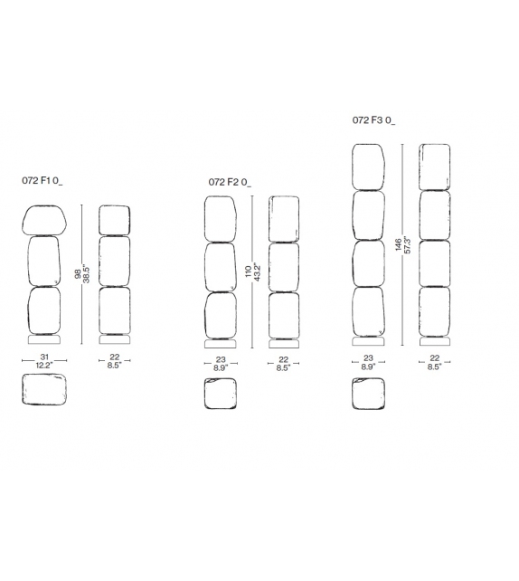 Wax, Stone, Light - Floor Lamp Cassina