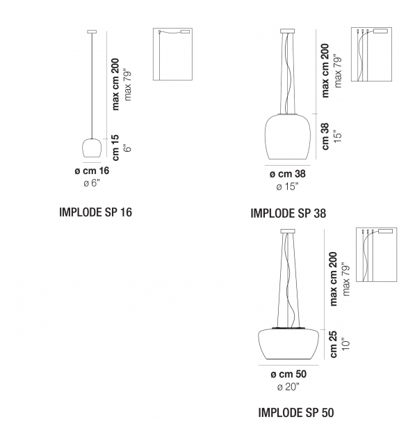 Implode Vistosi Pendant Lamp