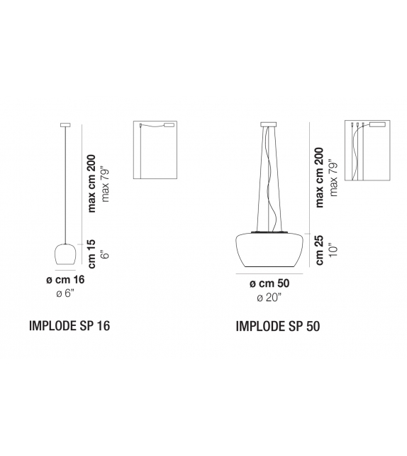 Implode Vistosi Pendant Lamp