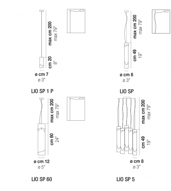 Lio Vistosi Pendant Lamp
