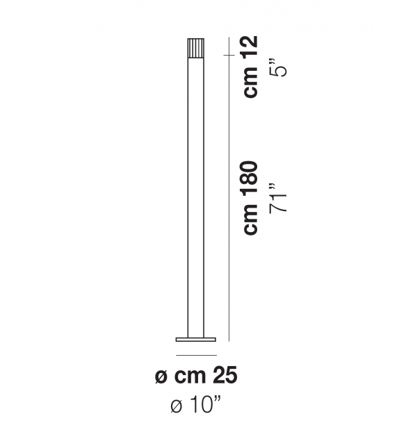 Smoking Vistosi Floor Lamp