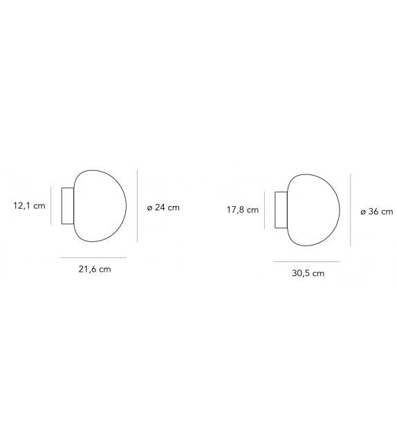 Thea Fontana Arte Wandleuchte