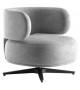 Akiko Lounge Gallotti&Radice Fauteuil Pivotant