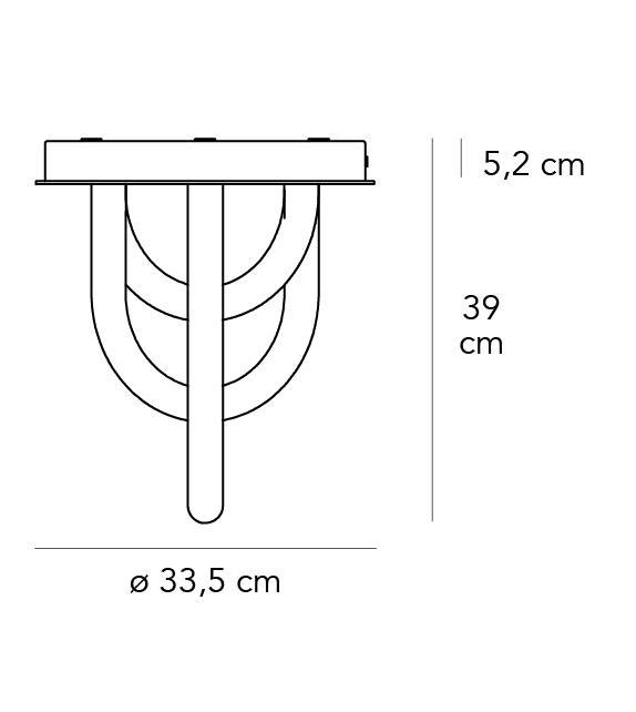 Oort Fontana Arte Plafonnier