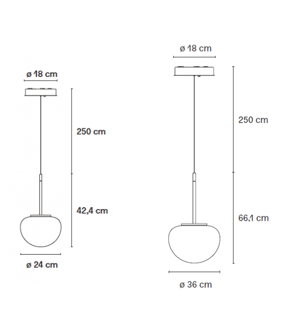 Thea Fontana Arte Suspension