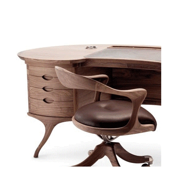 Marlowe Fauteuil Pivotant Ceccotti Collezioni