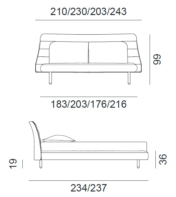 Plumeau Gervasoni Letto