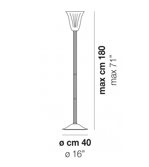 Gloria Vistosi Floor Lamp