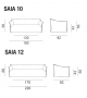 Sofa Saia Gervasoni
