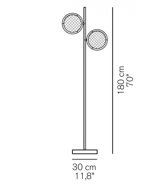 Berlin Oluce Floor Lamp