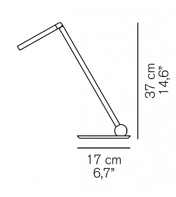 Calamaio Oluce Table Lampe