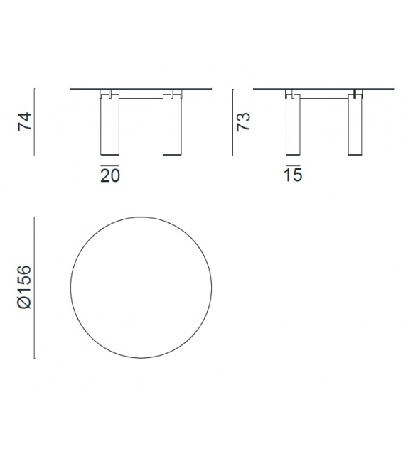 Daen 36 Gervasoni Tavolo Rotondo